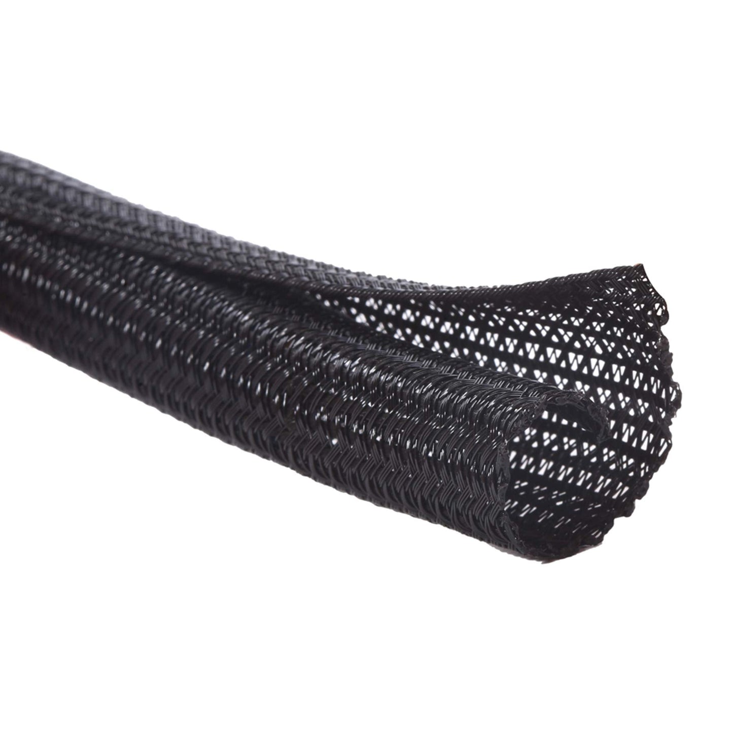 Alex Tech 10ft - 1 inch Cord Protector Wire Loom Tubing Cable Sleeve Split Sleeving For USB Cable Power Cord Audio Video Cable -