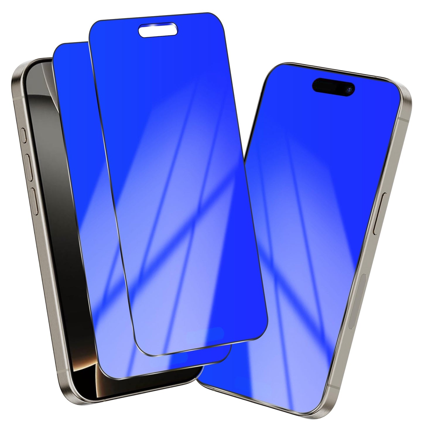 Westillux 2 Pack for iPhone 16 Pro Privacy Screen Protector Gradient Colorful for 16Pro Anti-Spy Tempered Glass Full Coverage Ea
