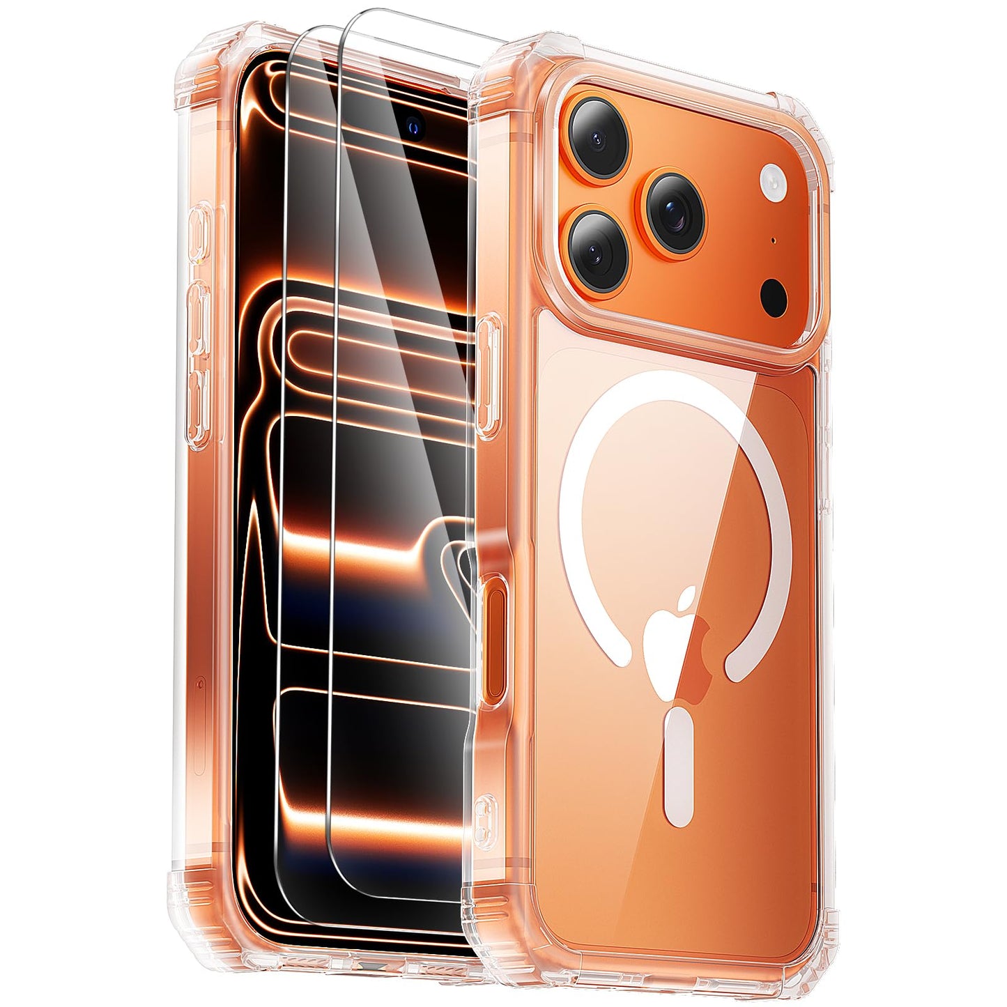 Gotubiim for iPhone 17 Pro Max Case,Screen Protector*2,Anti-Yellowing,Compatible with MagSafe,[Military Grade Drop Tested] Heavy
