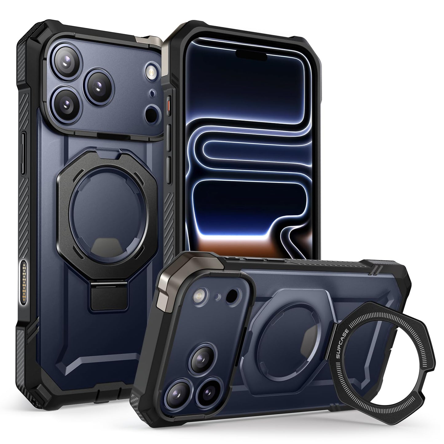 SUPCASE for iPhone 17 Pro Case with Kickstand (Unicorn Beetle Grip), [Camera Control Cover] [Compatible with MagSafe] [Military-