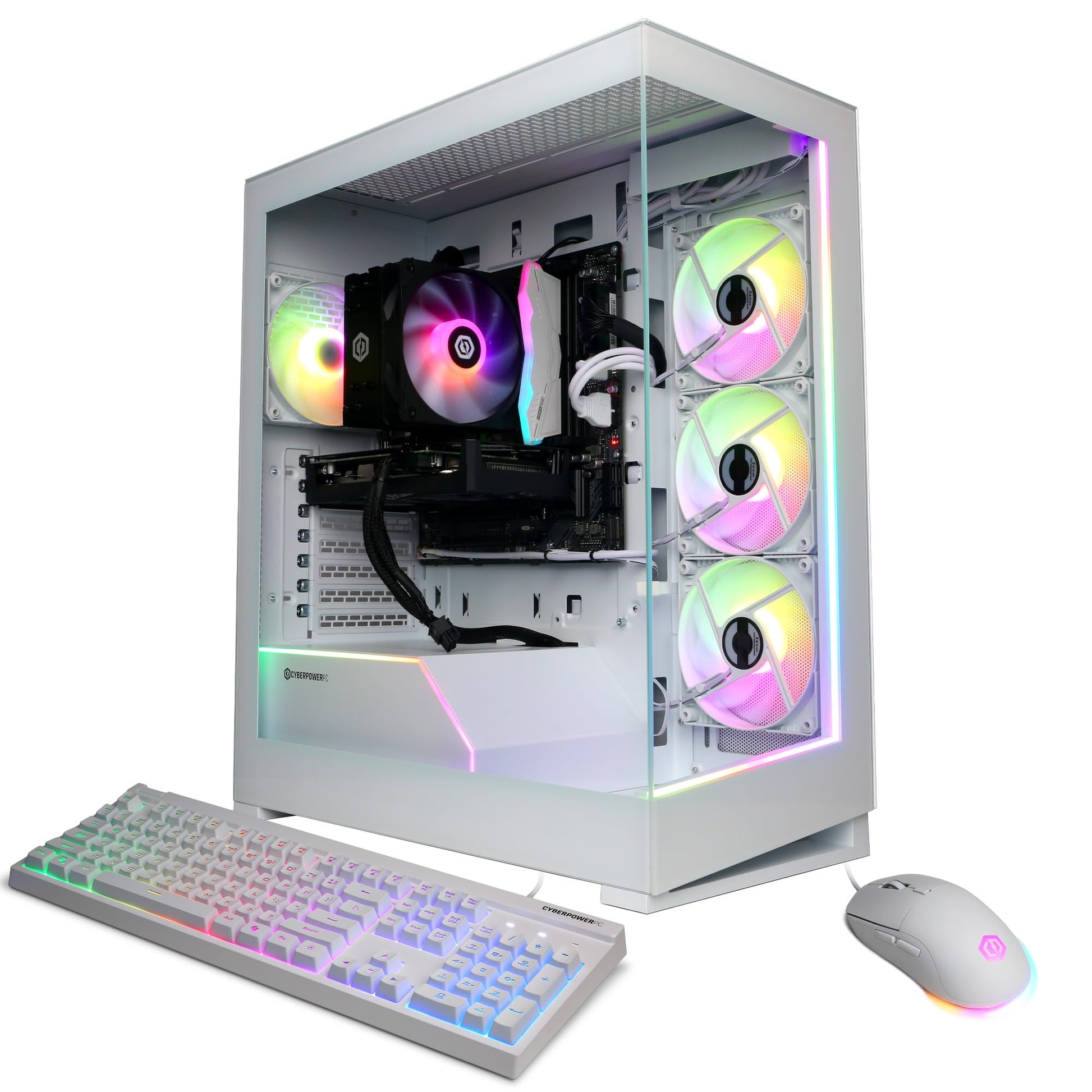 CyberPowerPC Gamer Xtreme VR Gaming PC, Intel Core Ultra 5 225F 3.3GHz, GeForce RTX 5060 8GB, 16GB DDR5, 2TB PCIe 4.0 SSD, WiFi