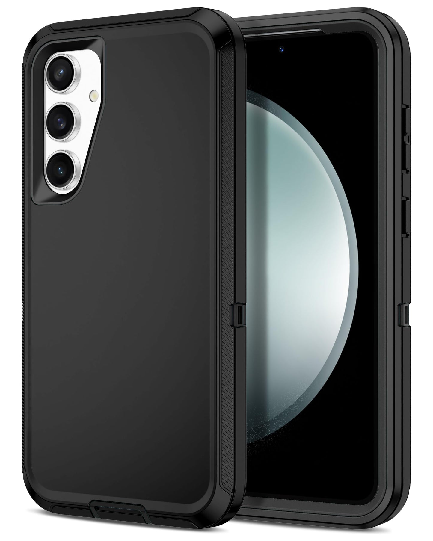 I-HONVA for Samsung Galaxy S23 FE 5G Case Shockproof Dust/Drop Proof 3-Layer Full Body Protection [Without Screen Protector] Rug