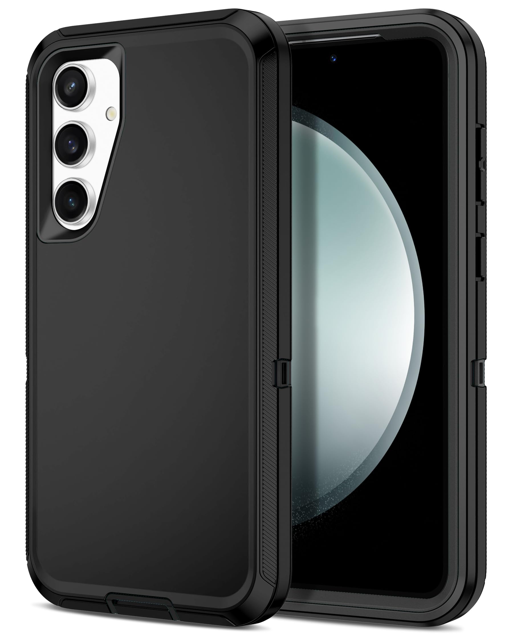 I-HONVA for Samsung Galaxy S23 FE 5G Case Shockproof Dust/Drop Proof 3-Layer Full Body Protection [Without Screen Protector] Rug