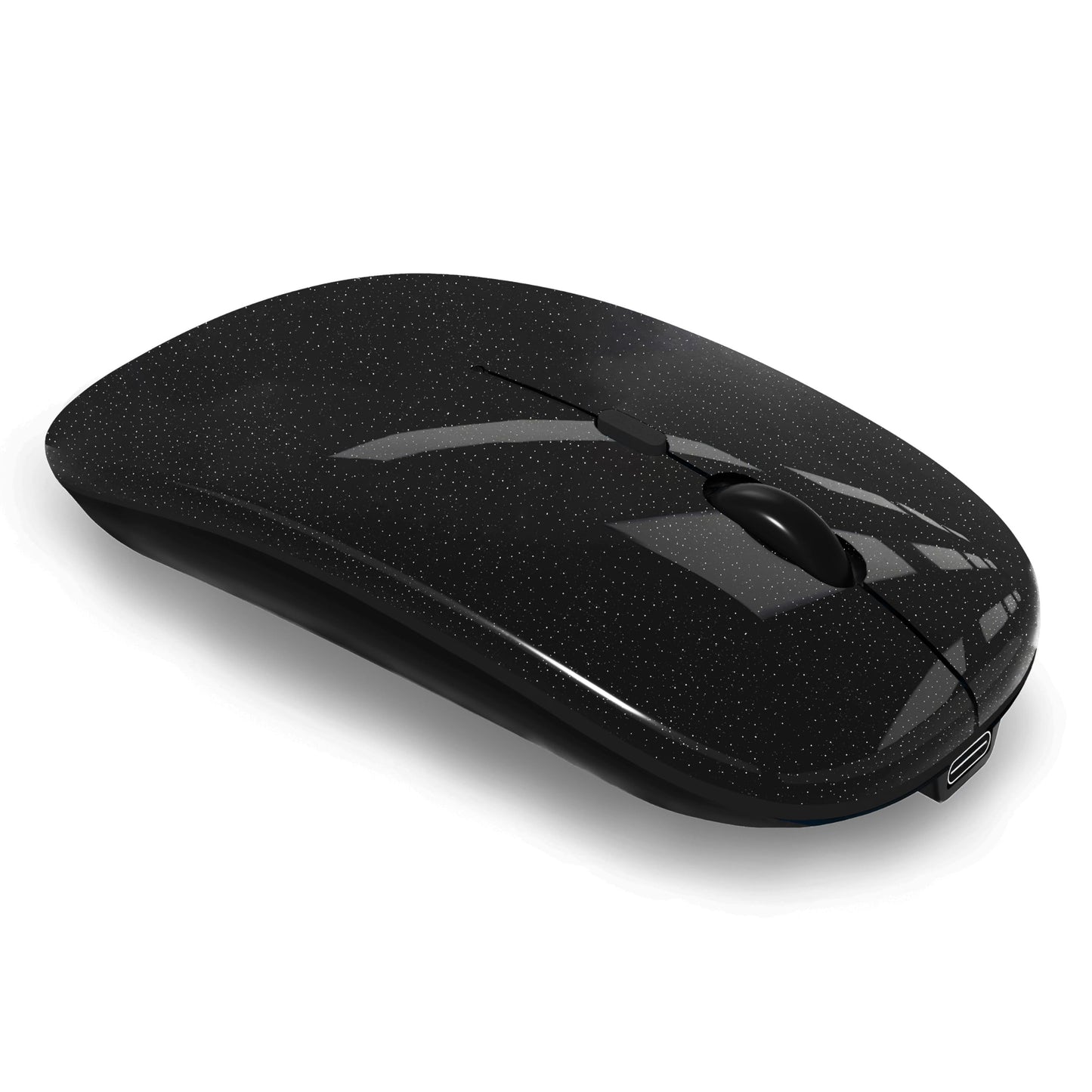 WREANU Wireless Bluetooth Mouse Rechargeable Laptop Mice Silent Slim Use(Bluetooth5.2 and Portable 2.4GHz USB Receiver)Dual Mode