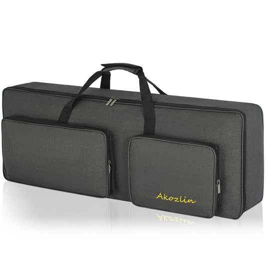 AKOZLIN 88-Key Keyboard Gig Bag 57.5  18  6.75 Portable Electric Piano Case Foldable Bag For 88-Note Keyboard