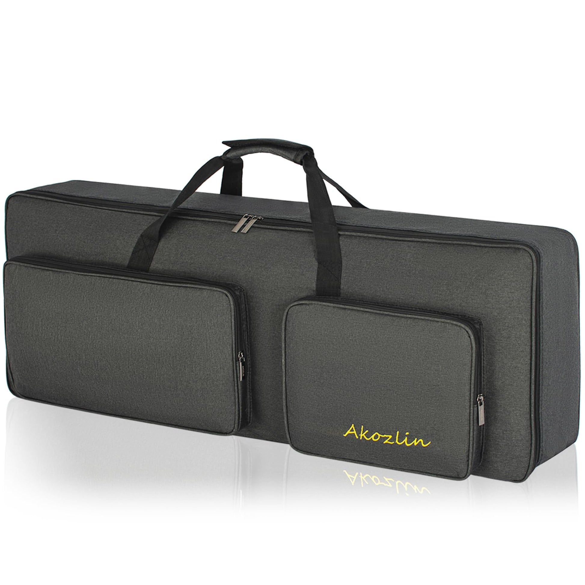 AKOZLIN 49-Key Keyboard Gig Bag 34  13  4 Portable Electric Piano Case Foldable Bag For 49-Note Keyboard