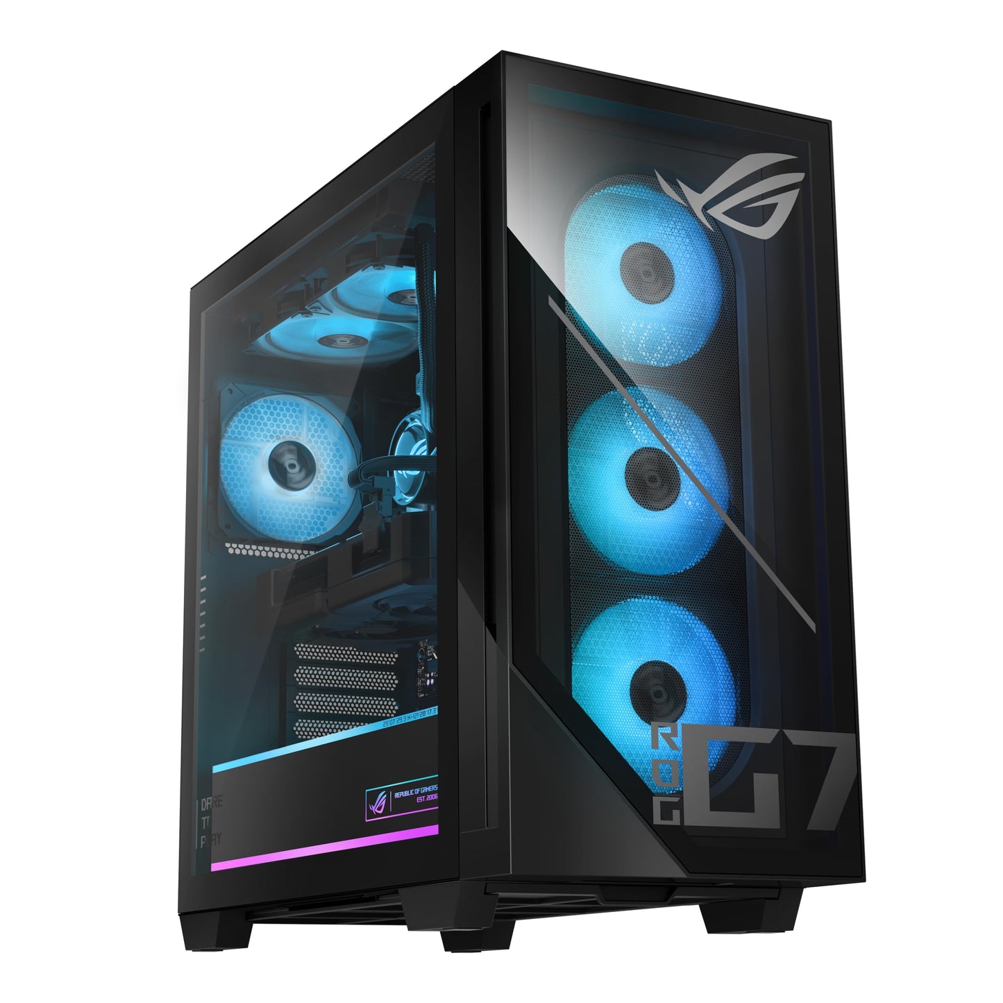 ASUS ROG G700 (2025) Gaming Desktop PC, Intel Core Ultra 7 265KF Processor, NVIDIA GeForce RTX 5070, 1TB M.2 NVMe PCIe 4 SSD, 32