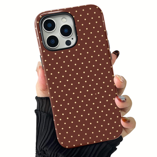 ZTOFERA Magnetic Case for iPhone 14 Pro Max, Compatible with Magsafe, Polka Dot Aesthetic Phone Case Cute for Girl Women, Hard P