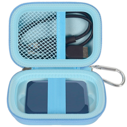Carrying Case Compatible with Crucial X10/ X9 Pro 4TB/ 2TB/ 1TB Portable SSD, External Solid State Drive Hard Storage Holder Bag