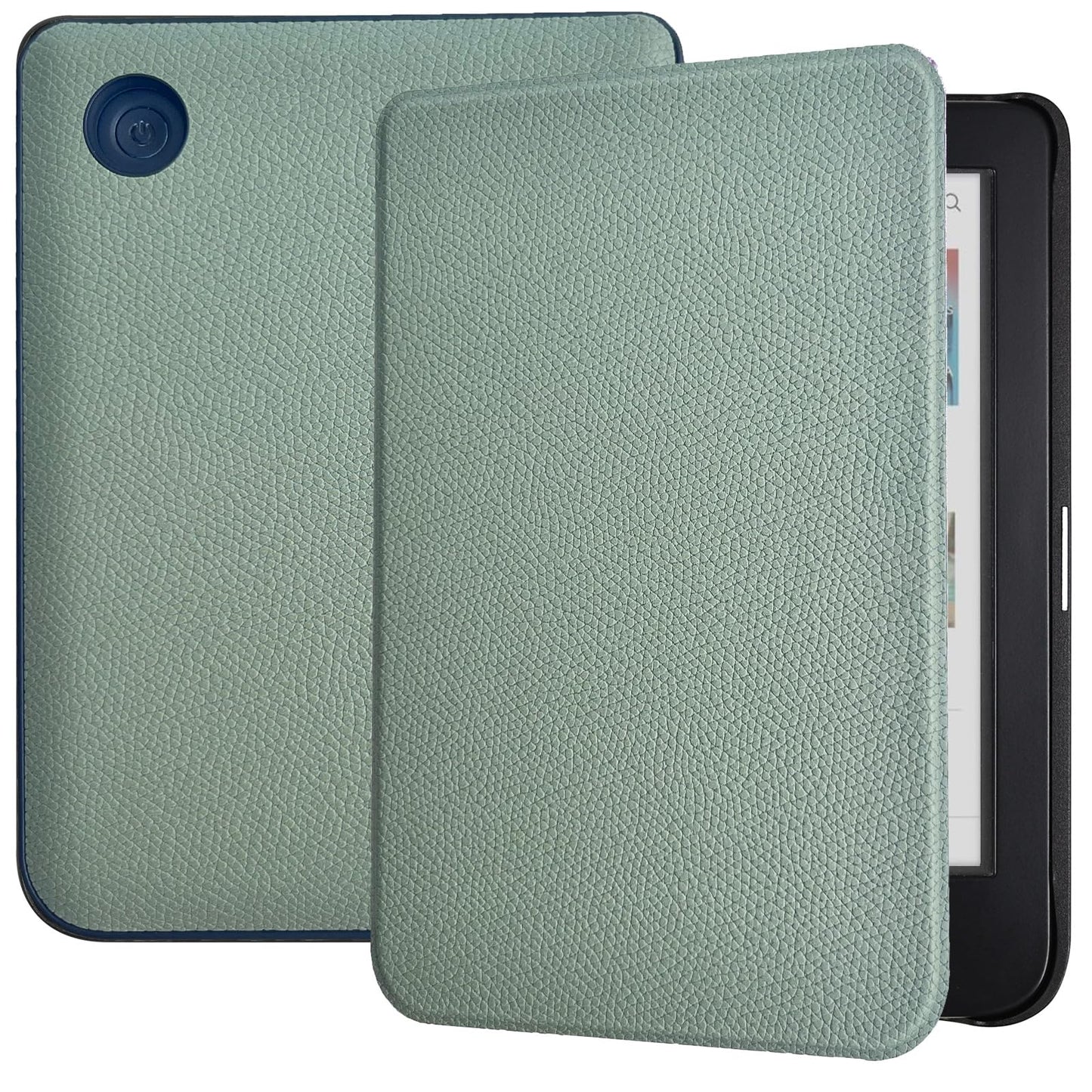 Caweet Case for Kobo Clara Colour/Kobo Clara BW 6 Inch 2024 Release, Ultra Lightweight PU Leather Shell Cover with Auto Wake/Sle