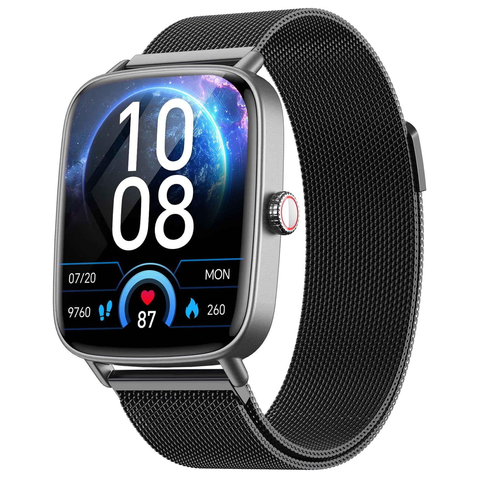 Smart Watch for Women, 1.85 HD Smartwatch Compatible iPhone/Samsung/Android (Answer/Make Calls), 100+ Sport Modes Fitness Tracke