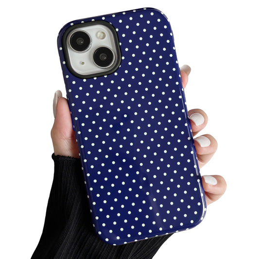 ZTOFERA Magnetic Case for iPhone 13/14, Polka Dot Phone Case Cute for Girl Women, Compatible with Magsafe, Hard PC+Soft TPU Prot
