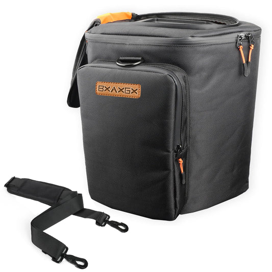 Shoulder Bag Carry Case for Bose S1 Pro+ Portable Bluetooth Speaker PA System and Microphones, Transmitters, Tablet, Power Cord