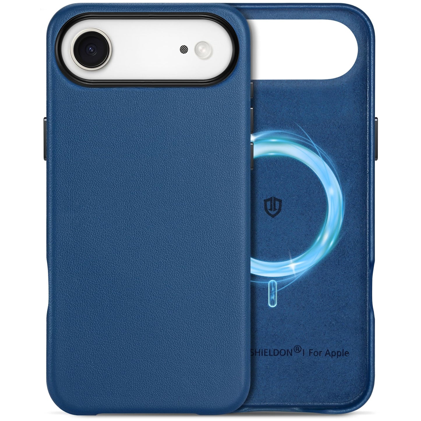 SHIELDON Leather Case for iPhone Air 6.5 Inch 2025, Compatible with Magsafe, Slim Fit, Wireless Charging Magnetic, Non-Slip, Ant