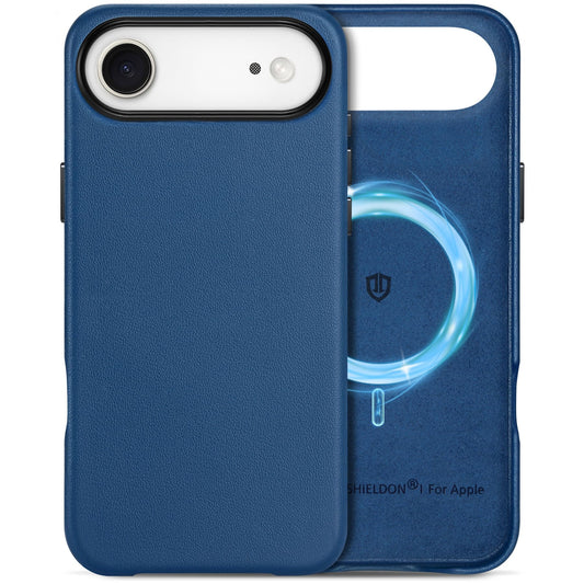 SHIELDON Leather Case for iPhone Air 6.5 Inch 2025, Compatible with Magsafe, Slim Fit, Wireless Charging Magnetic, Non-Slip, Ant