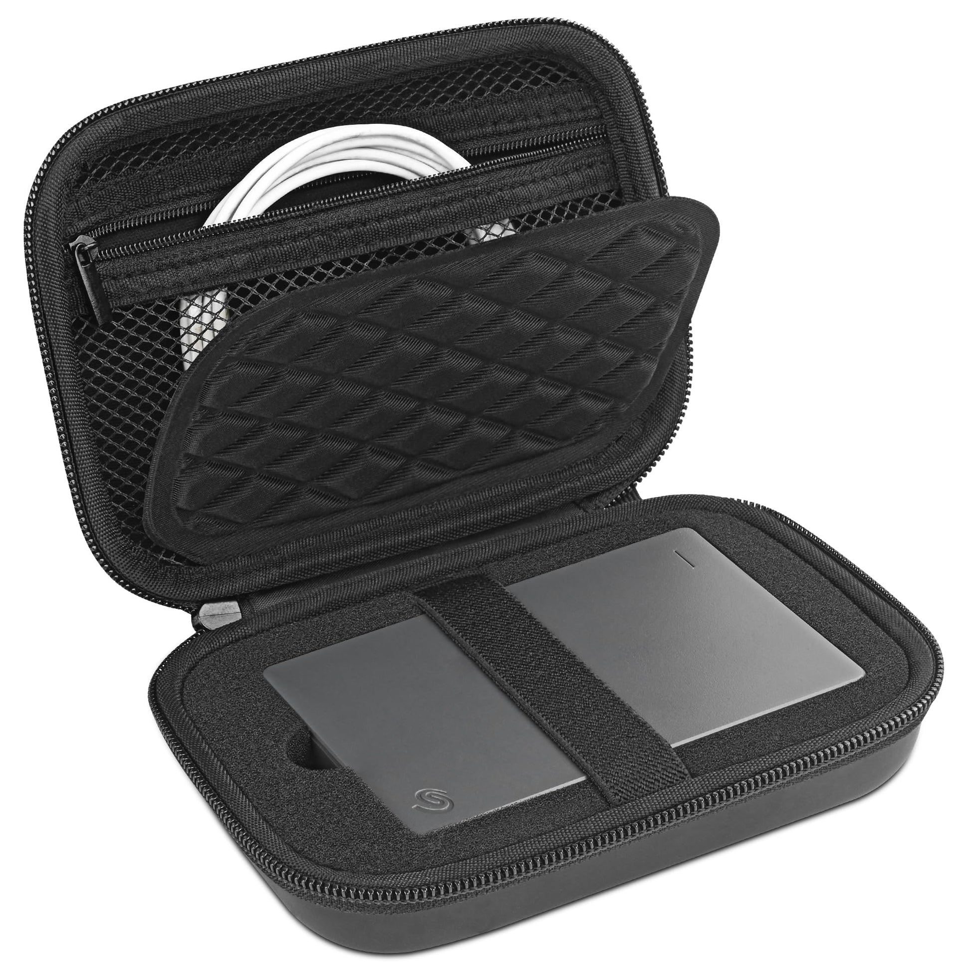 STUKCAZE External Hard Drive Case for Seagate 1TB 2TB 4TB 5TB HDD Hard Drives EVA Portable Carrying Case