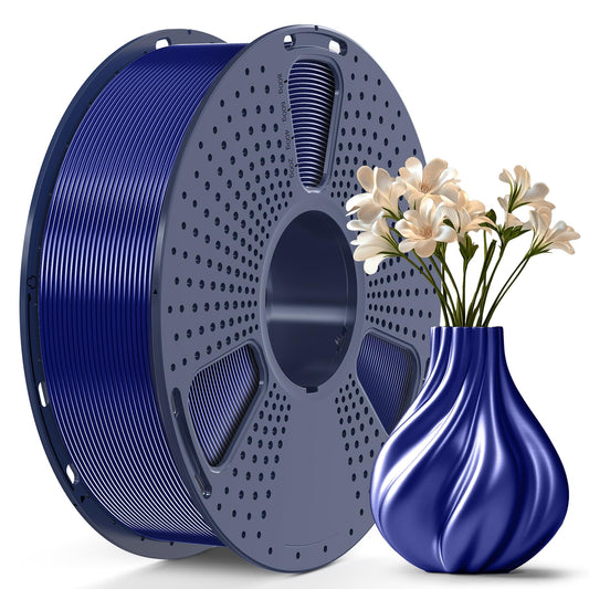 SUNLU TPU-Silk 3D Printer Filament, 98A TPU Filament 1.75mm, Glossy Silk Surface 3D Filament, Flexible 3D Printing Filament, Dim