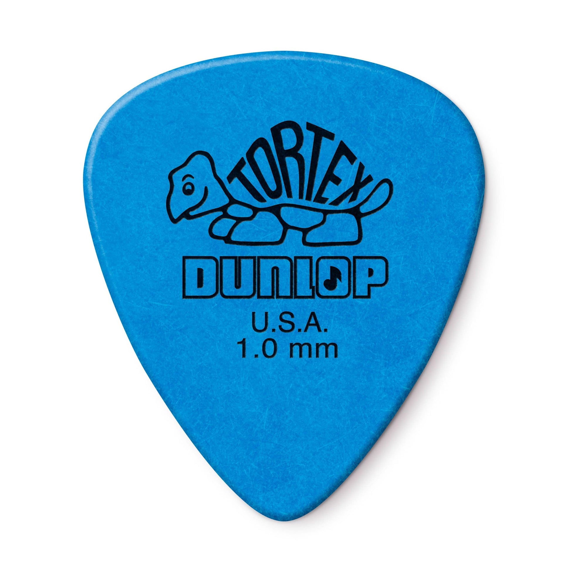 JIM DUNLOP 1.0mm Blue Guitar Pick-12 Pack Tortex Standard (418P100)