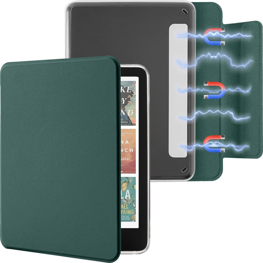 SESENSE Detachable Magnetic Case for 6 Kindle 2024 and 2022 (11 Generation), Slim PU Shell Cover Case with Auto Wake/Sleep, Bl