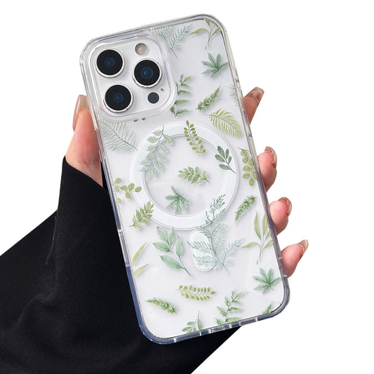 ZTOFERA for iPhone 13 Pro Max Magnetic Case Compatible with Magsafe,Aesthetic Floral Pattern Design Cute for Girl Women,Anti-Dro