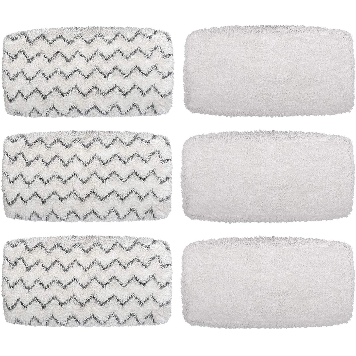 Flammi Steam Mop Pads for Bissell PowerFresh Vac & Steam Series - 6 Pack, Compatible with 2747A, 1132, 1543, 1632, 1652 Models,
