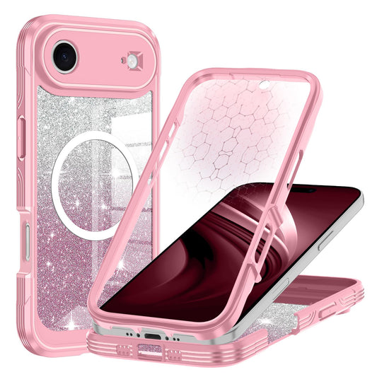 Hekodonk for iPhone Air Case/17 Air Case,Compatible with Magsafe [Built-in Tempered Glass Screen Protector & Camera Lens Protect