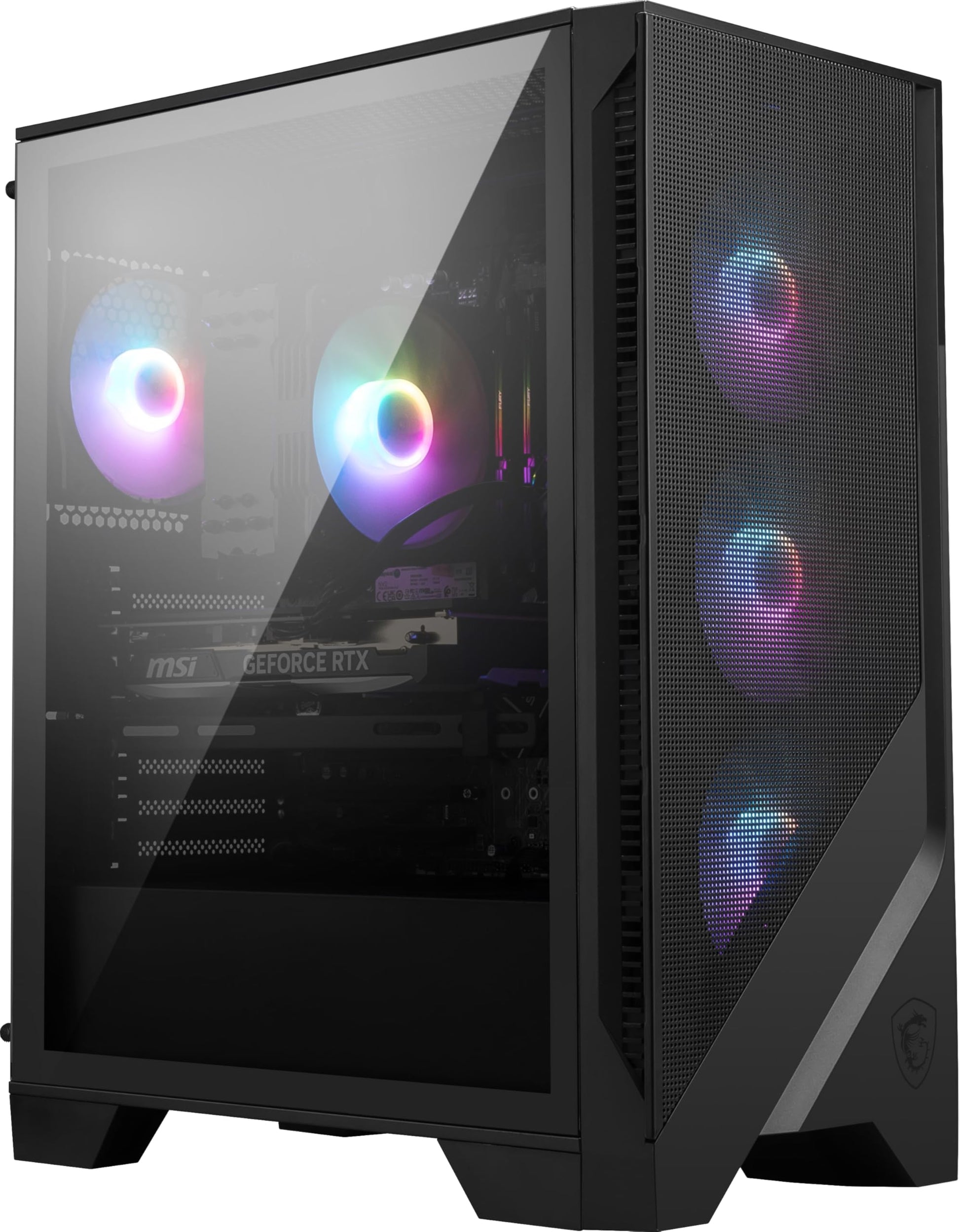 msi Codex R2 AI Gaming Desktop: Intel Ultra 7 265, Geforce RTX 5060Ti, 32GB DDR5, 1TB m.2 NVMe SSD, 80+ Gold PSU, WiFi 7, Air Co