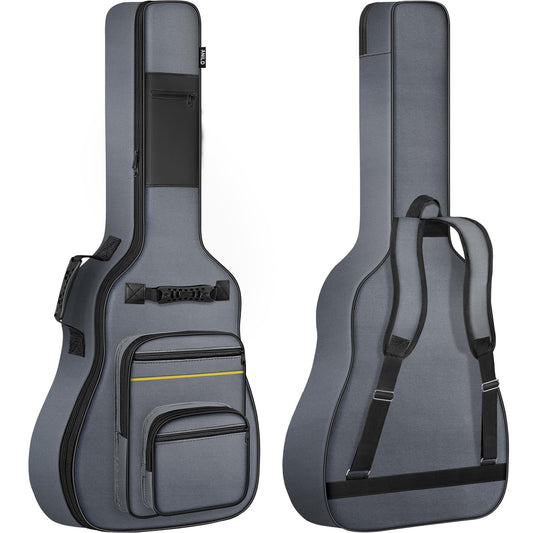 ANILD Electric Guitar Bag Electric Guitar Case Gig Backpack with Thick Padding Dual Adjustable Shoulder Strap Back Hanger Loop A