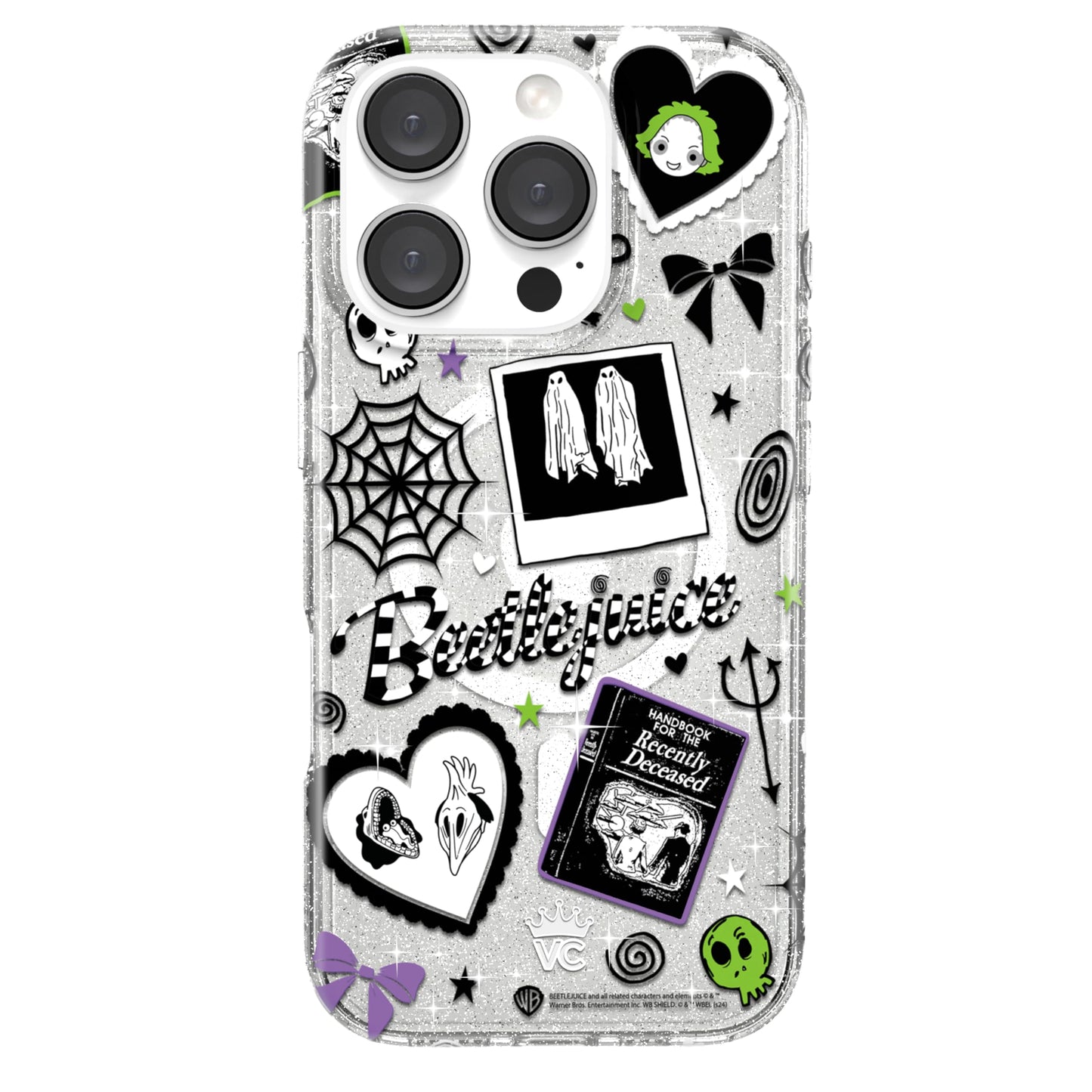 VELVET CAVIAR for iPhone 16 Pro Max Case - Compatible with MagSafe [10ft Drop Tested] - Beetlejuice Ghost with The Most
