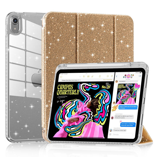 DJ&RPPQ Case for iPad (A16) 11th Generation 11-inch 2025, iPad 10th Generation 10.9-inch 2022, with Pencil Holder-[Auto Wake/Sle