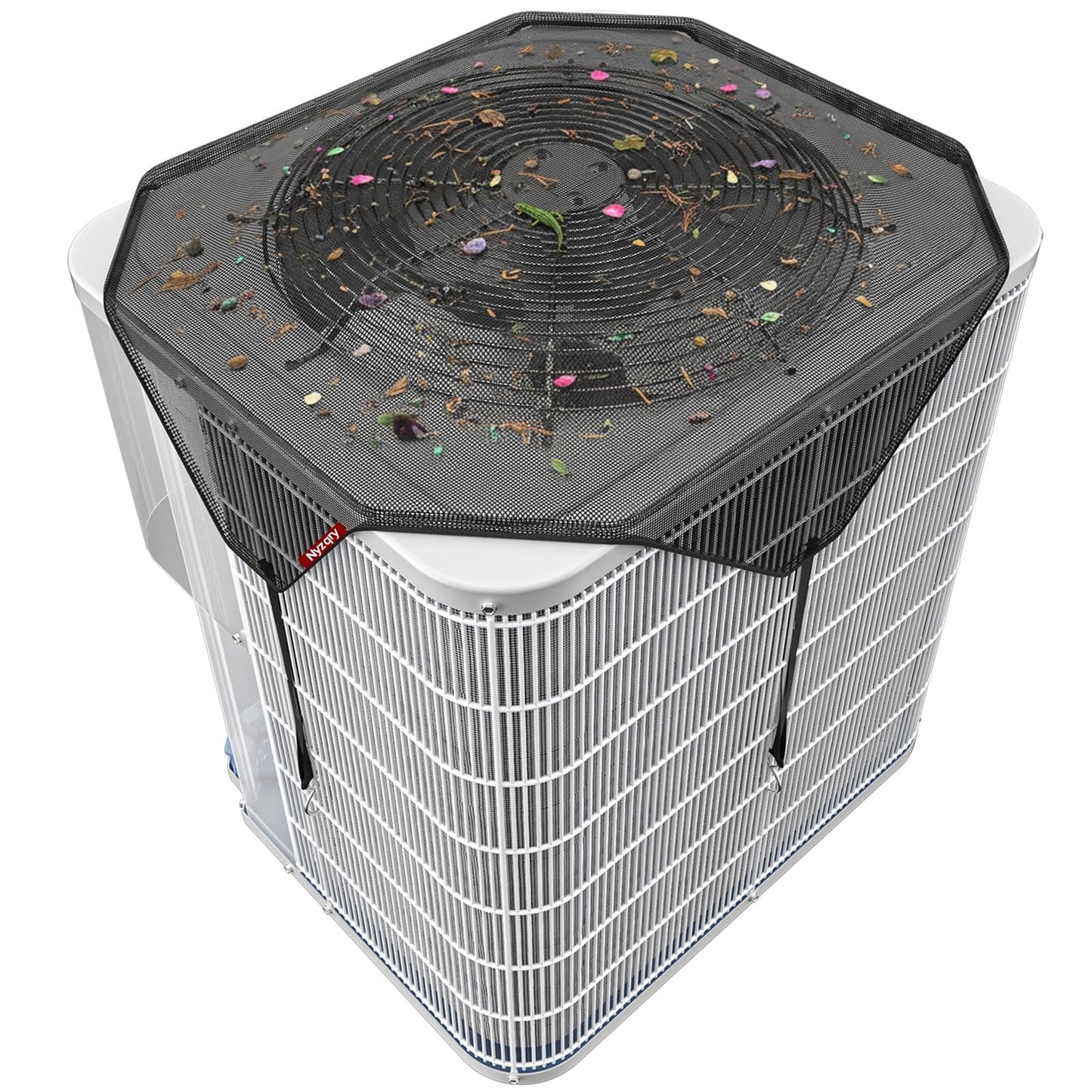 Nyzqry Professional AC Covers for Outside, Ultimate Debris Protection, Patented, Easy of Installation, Compatible with Mainstrea
