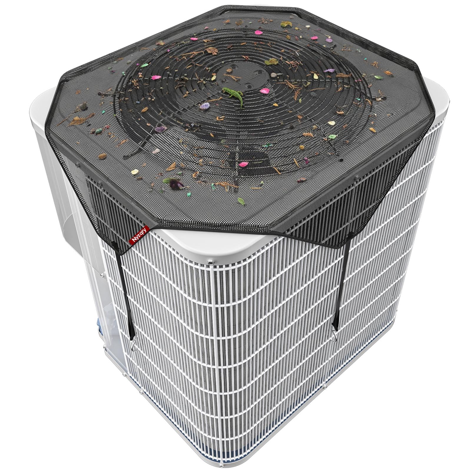 Nyzqry Professional AC Covers for Outside, Ultimate Debris Protection, Patented, Easy of Installation, Compatible with Mainstrea