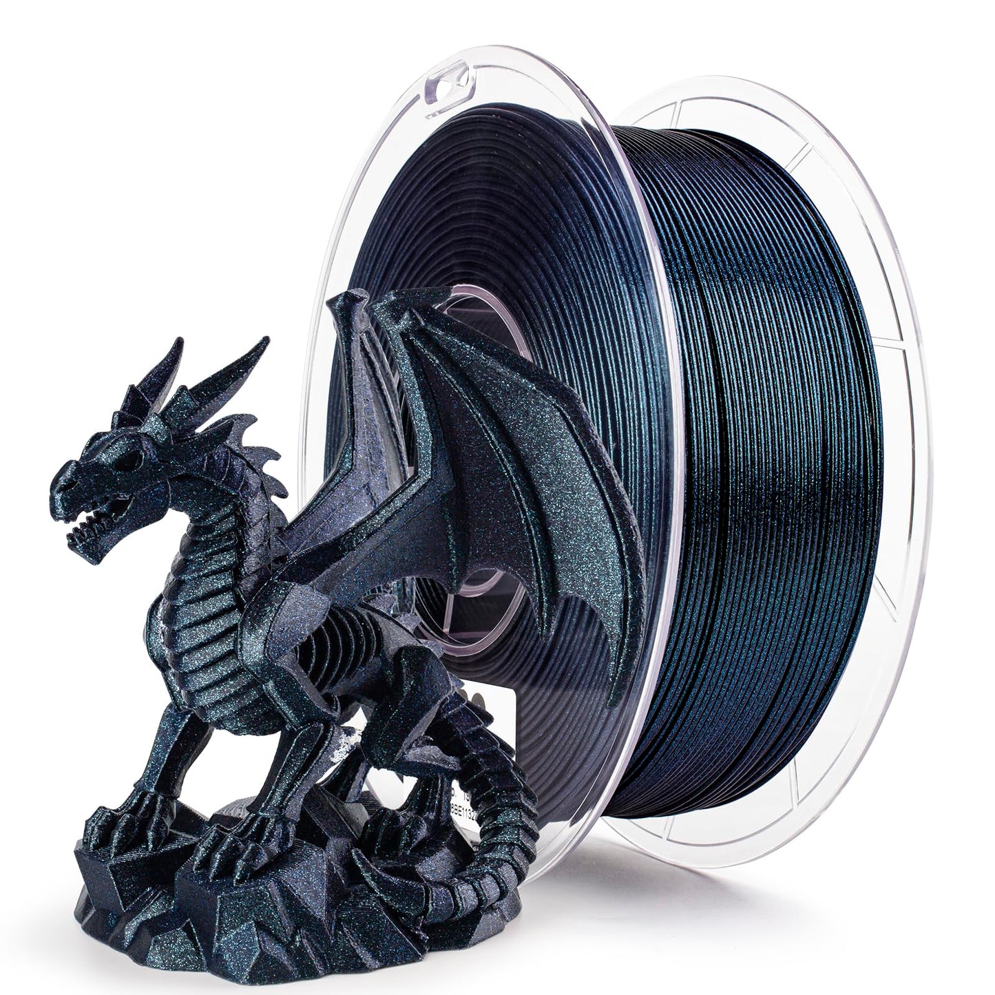 ZIRO Glitter PLA Filament 1.75mm, 3D Printer Filament Super Sparkle PLA, Chameleon Series 3D Printing Material, 1kg Spool, Fit M