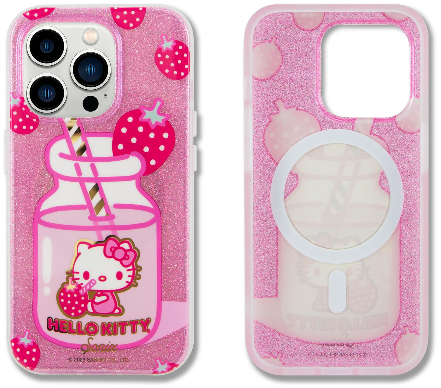 Sonix x Sanrio Case for iPhone 14 Pro | Compatible with MagSafe | 10ft Drop Tested | Hello Kitty Strawberry Milk