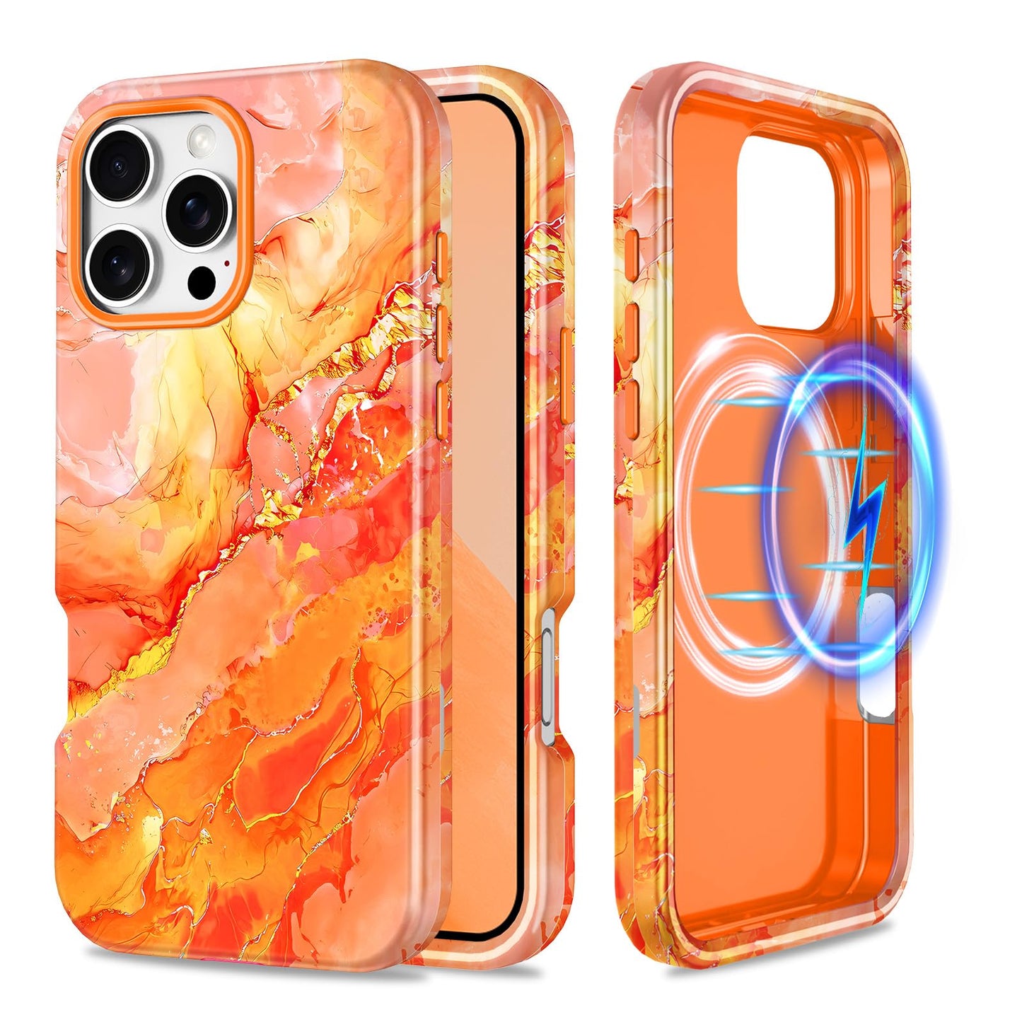 Casetego for iPhone 16 Pro Max Case,Compatible with MagSafe,[Military Grade Drop Test] Full Body Protection Slim Shockproof Rugg