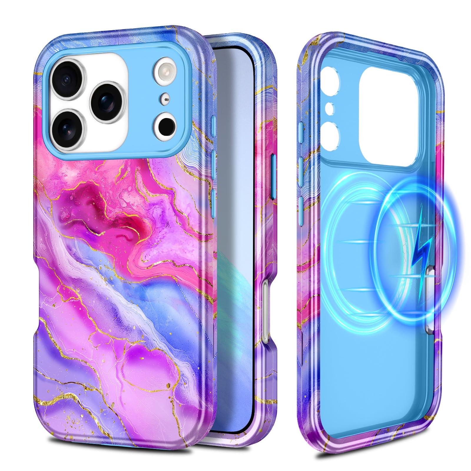 Casetego for iPhone 17 Pro Max Case,Compatible with MagSafe,[Military Grade Drop Test] Full Body Protection Slim Shockproof Rugg