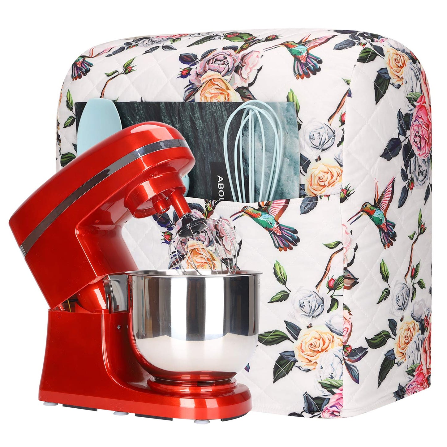 KitchenAid Mixer Cover with Pockets, Fits 5-8 Quart KitchenAid Mixers