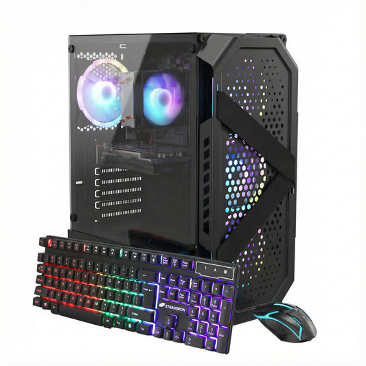 STGAubron Gaming PC Desktop Computer, Intel Core i7-6700 up to 4.0G, GeForce RTX 3060 12G, 32GB DDR4, 1TB SSD, WiFi 6, BT 5.0, R