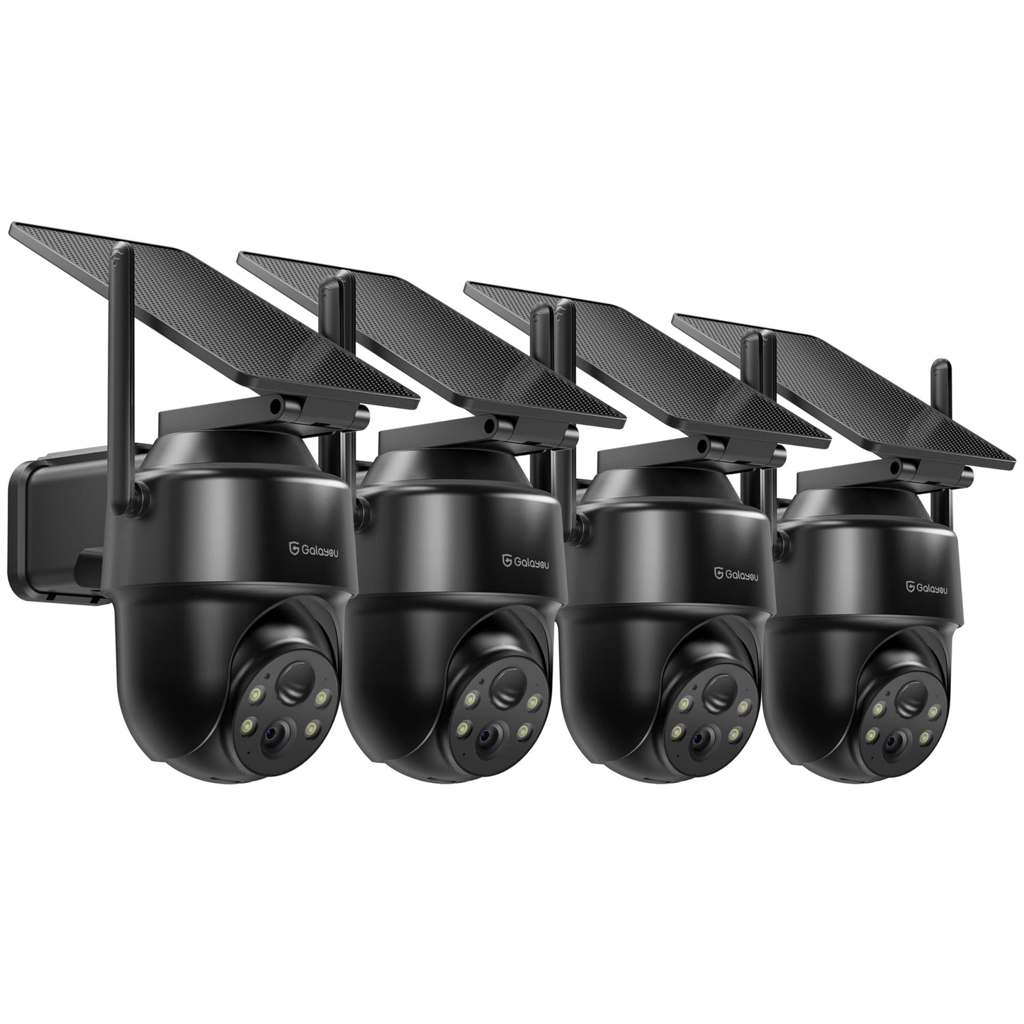 GALAYOU 2K Security Cameras Wireless Outdoor-360 PTZ Cameras for Home Security with Solar Panel/Battery Powered, Night Vision, T