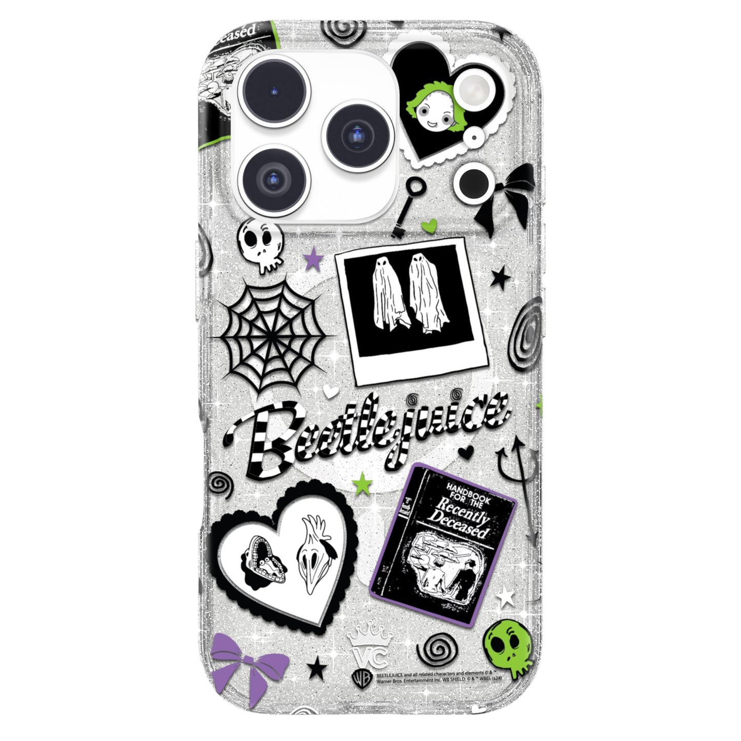 VELVET CAVIAR Case for iPhone 17 Pro | Compatible with MagSafe | 10ft Drop Tested | Protective Designer Cases | Beetlejuice Ghos