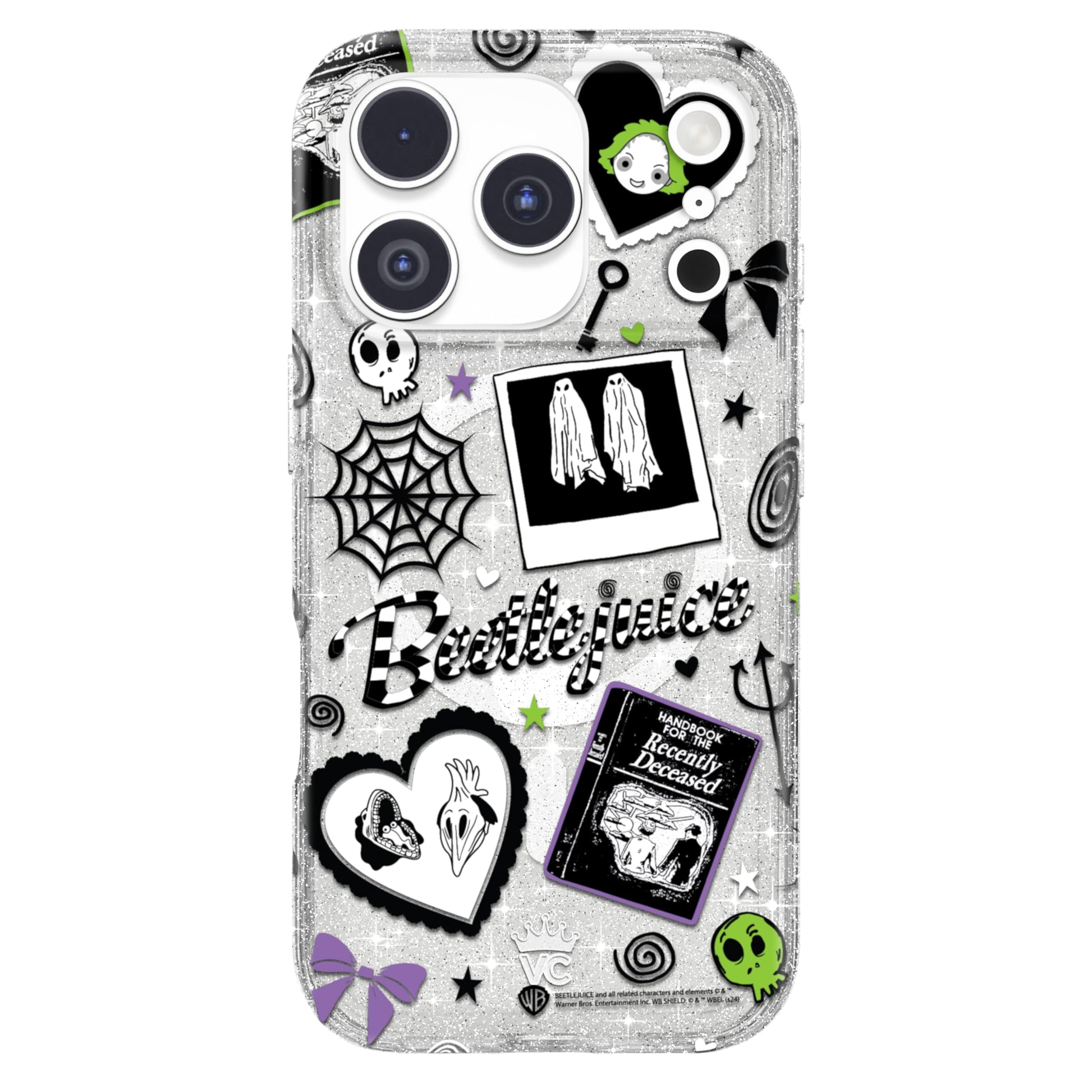 VELVET CAVIAR Case for iPhone 17 Pro | Compatible with MagSafe | 10ft Drop Tested | Protective Designer Cases | Beetlejuice Ghos