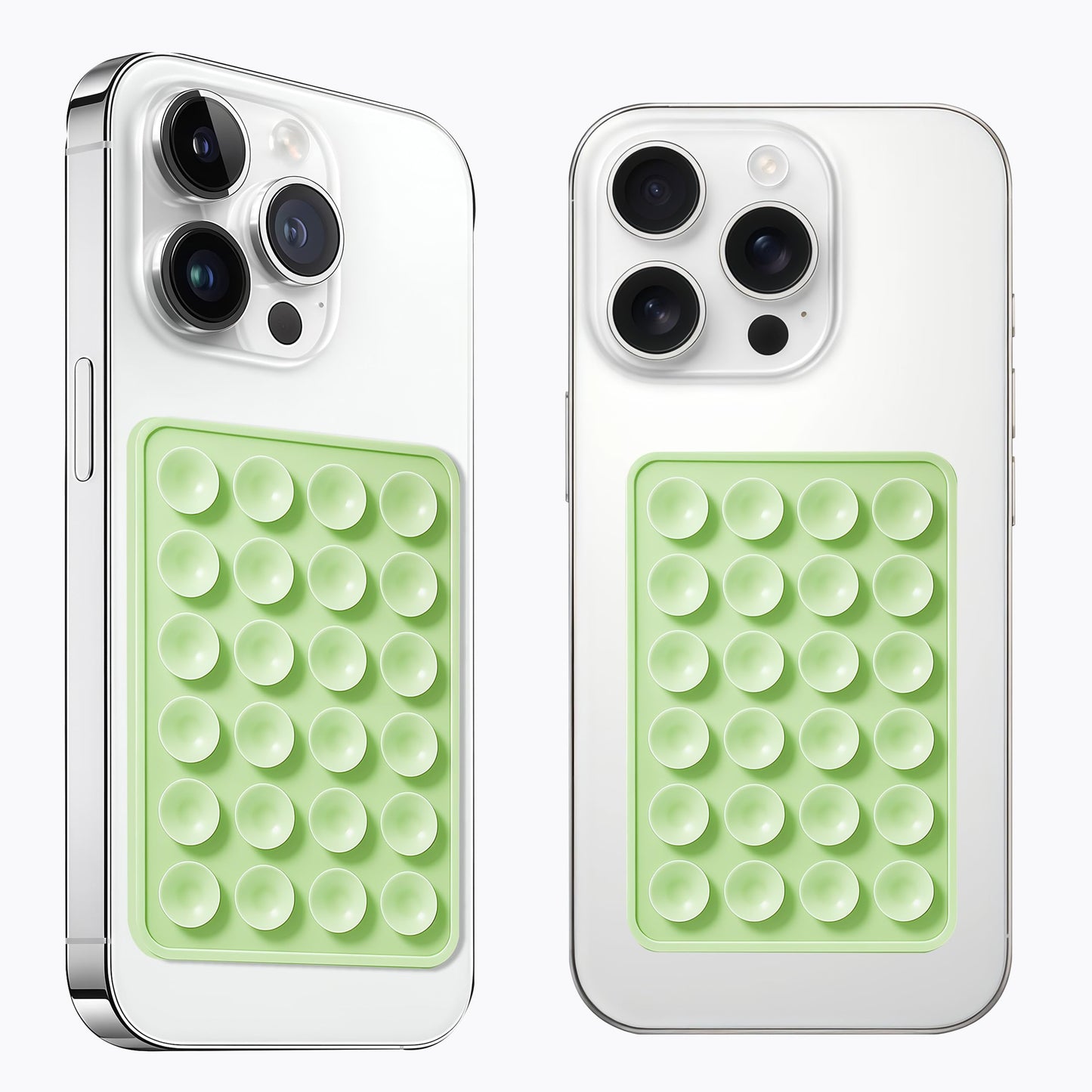 AZXYI Anteel 2 Pack Silicone Suction Phone Case Mount, Silicon Adhesive Suction Cup Phone Mount, Non Slip Sticky Phone Grip for