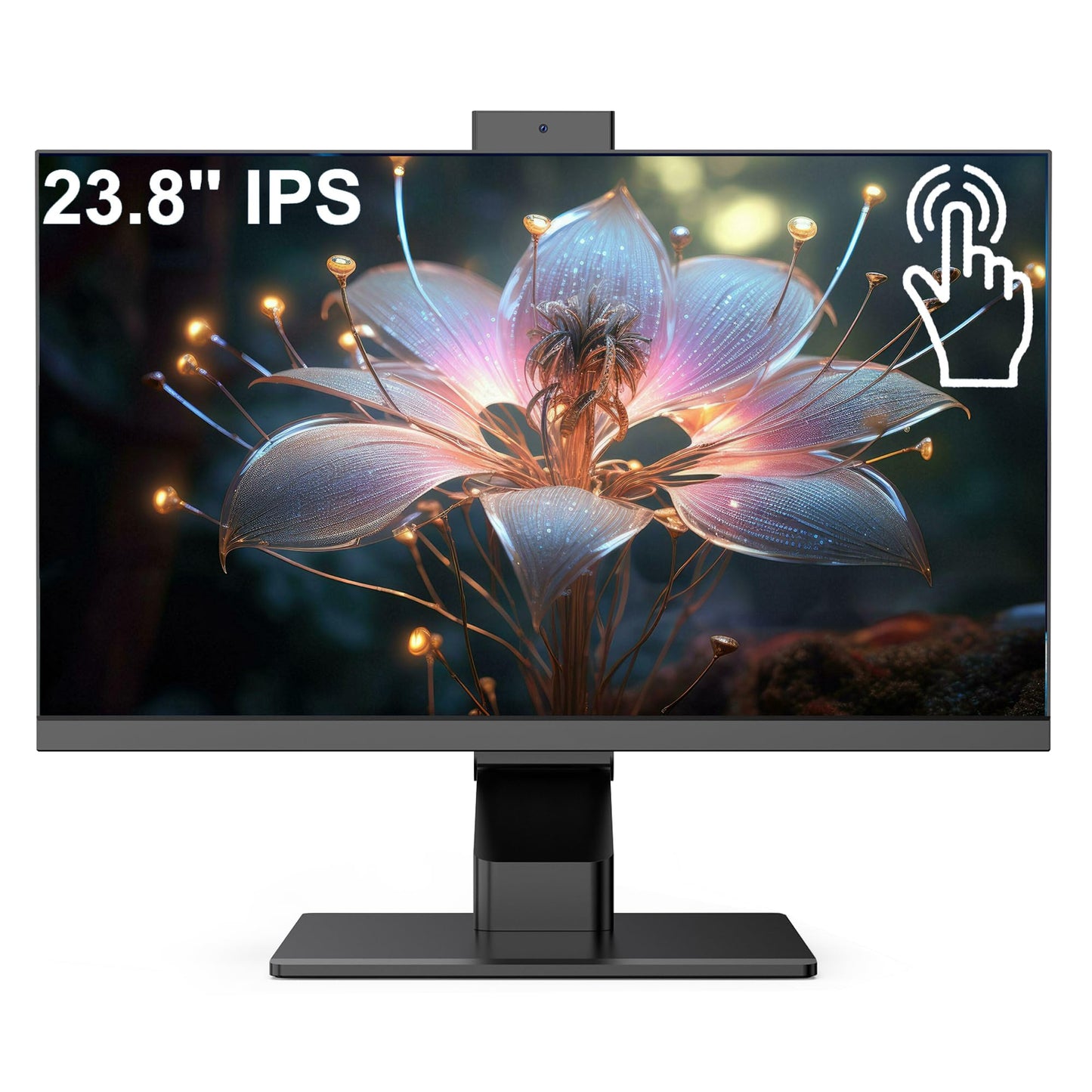 All-in-One Desktop Computer 23.8 Touchscreen -Quad-Core CPU (Up to 3.4Ghz), 16GB RAM, 512GB SSD, Retractable Privacy Webcam, B