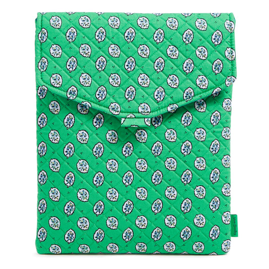 Cotton Envelope Tech Sleeve, Garden Green Leaf, One Size