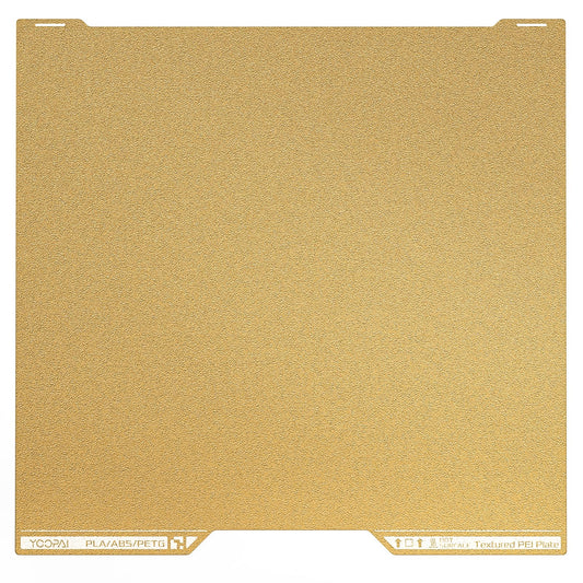 YOOPAI Textured Build Plate for Bambu Lab H2D/H2D Pro/H2S, Double Sided PEI Sheet with Identification Code, Flexible Removable S