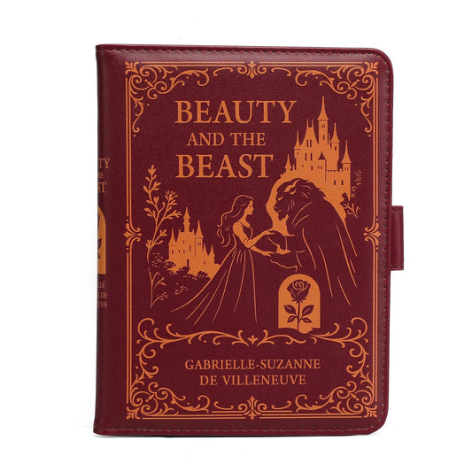 Beauty and The Beast Universal Kindle Cover Case - Vintage Book Cover Design, Fits Kindle Paperwhite, Kindle and Kobo eReaders