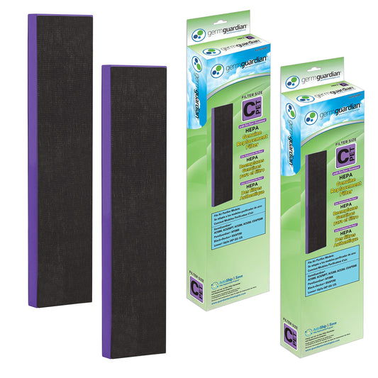 GermGuardian Filter C Pet Pure HEPA Genuine Air Purifier Replacement Filter, Removes 99.97% of Pollutants, for AC5000, AC5250, A