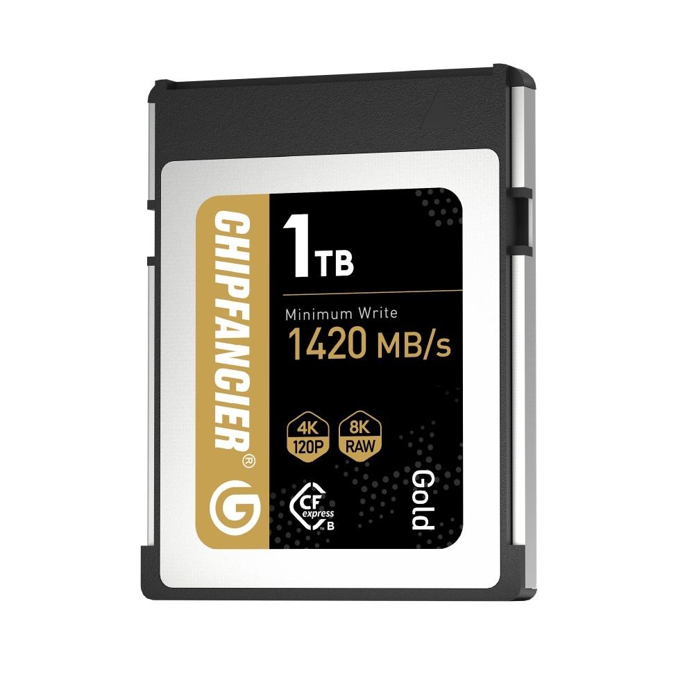 CHIPFANCIER CFexpress Type B 2.0 Memory Card-CFeB2GoldW14201TB