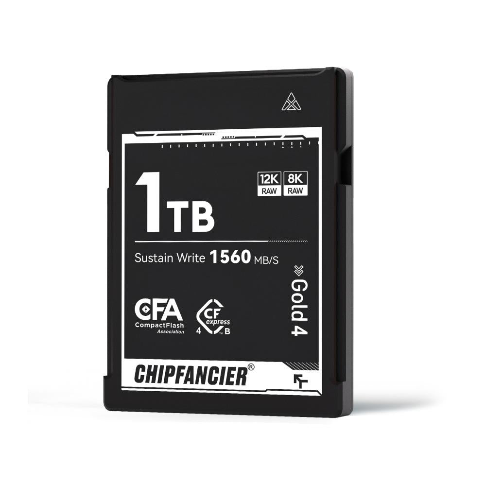 CHIPFANCIER  CFexpress Type B 4.0 Memory Card VPG400-CFeB4Gold2W17001TB
