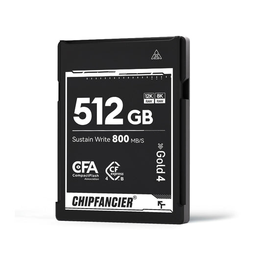 CHIPFANCIER  CFexpress Type B 4.0 Memory Card VPG400-CFeB4Gold2W1700512GB